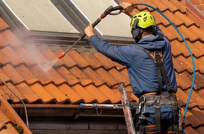 Démoussage et hydrofuge de toiture à Longuerue